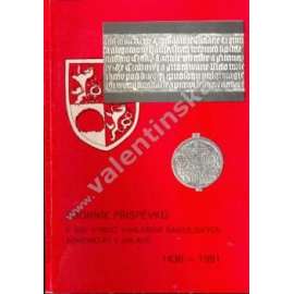 Sborník příspěvků k 555. výročí vyhlášení basilejských kompaktát v Jihlavě 1436 - 1991 ( historie, Z historie Jihlavy [Jihlava] do poč. 15. století; Morava a kompaktáta, Mincovní činnost Jihlavy v době husitské)