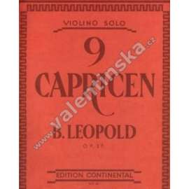 9 Capricen (noty, housle)