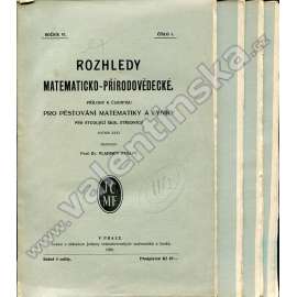 Rozhledy matematicko-přírodovědecké, r. 1926-27