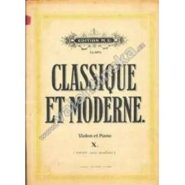 Classique et moderne X.