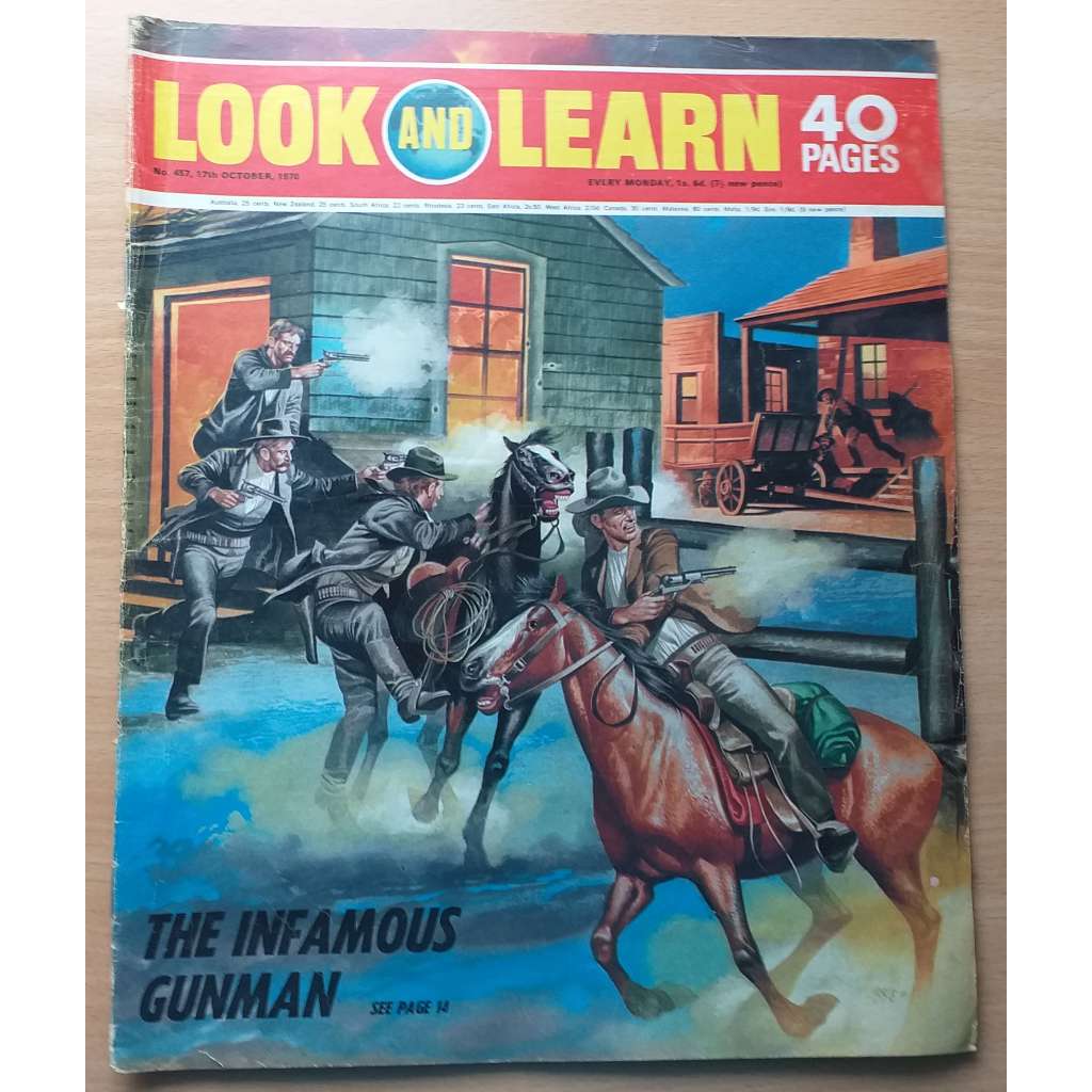 Look and Learn. No. 457, 17th October, 1970 [anglický časopis pro děti]
