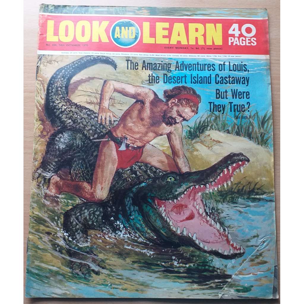 Look and Learn. No. 458, 24th October, 1970 [anglický časopis pro děti]