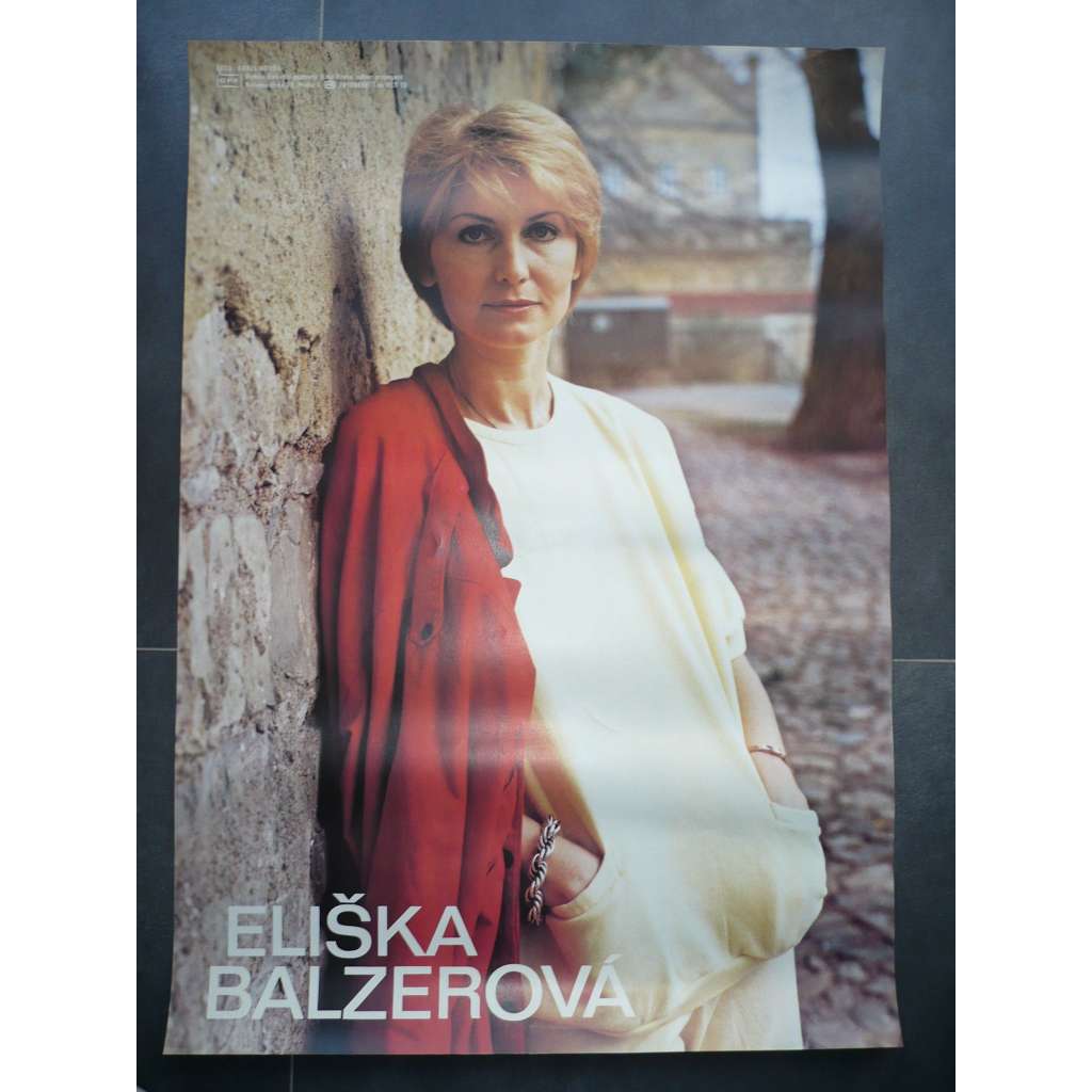 Eliška Balzerová (filmový plakát, herečka, foto Karel Kouba)