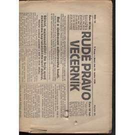 Rudé právo - večerník (19.1.1926) - 1. republika, staré noviny