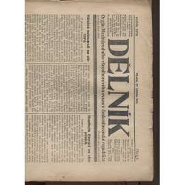 Dělník (27.1.1923) - 1. republika, staré noviny (ročník 27.)