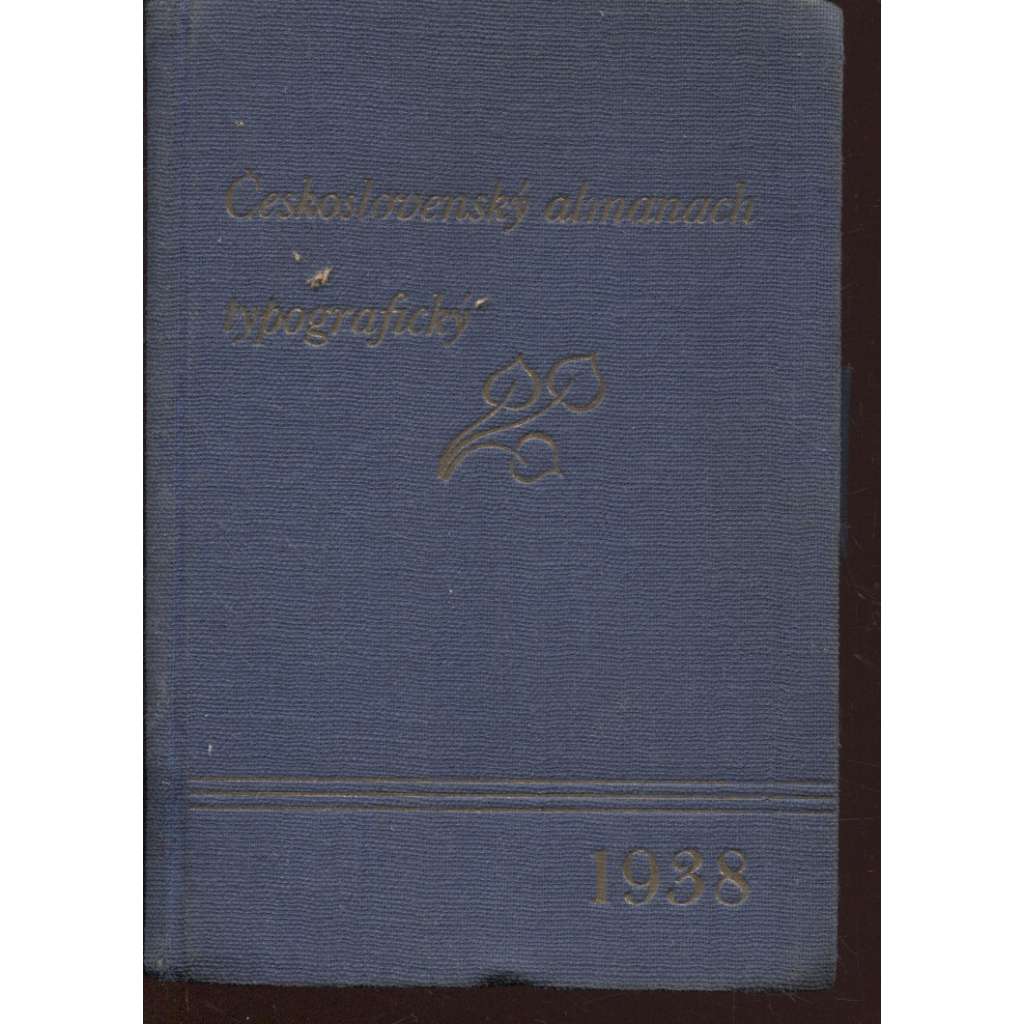 Československý almanach typografický 1938