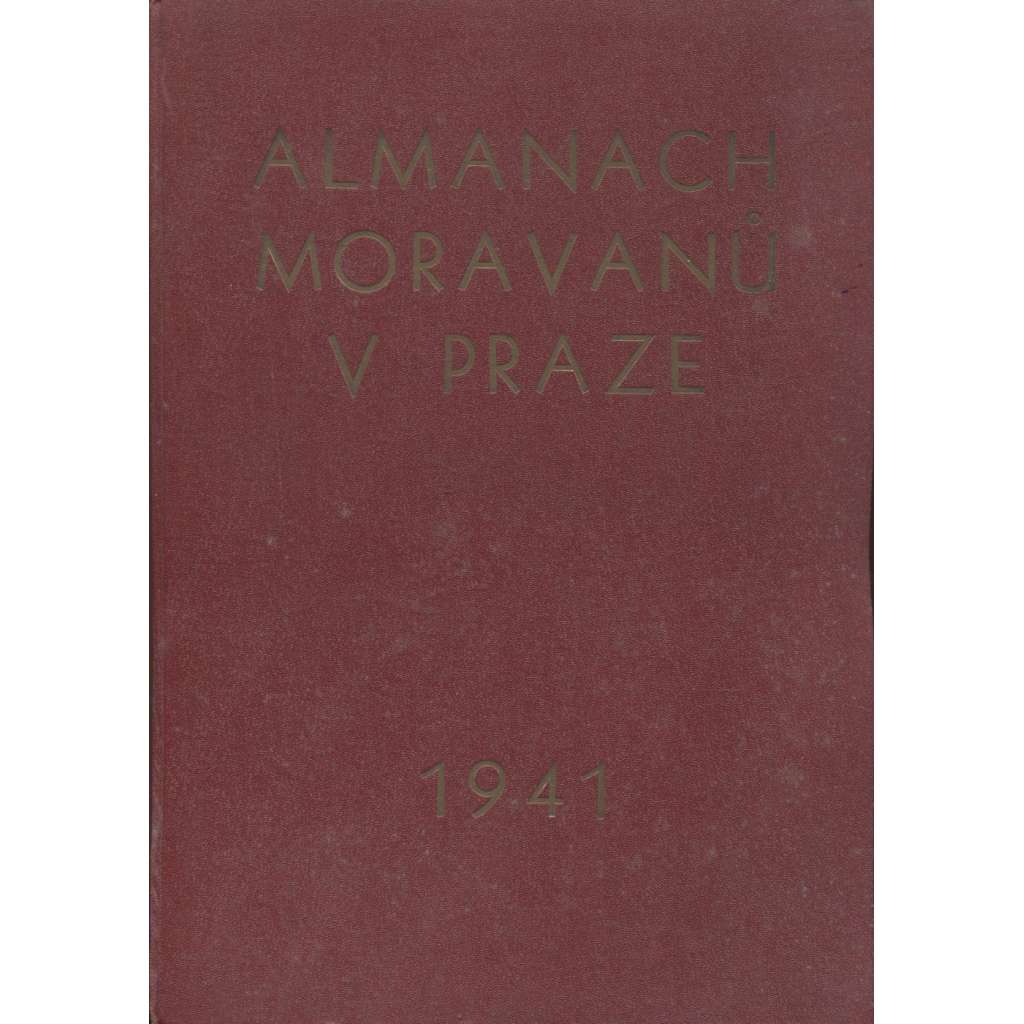 Almanach Moravanů v Praze 1941