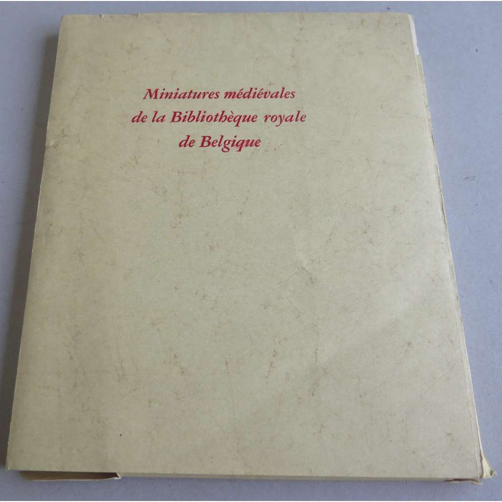 Miniatures medievales de la Bibliothèque royale de Belgique [= L'art en Belgique; II] [knižní malba, miniatury, středověk]